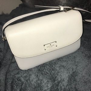 Kate Spade White and Grey Purse